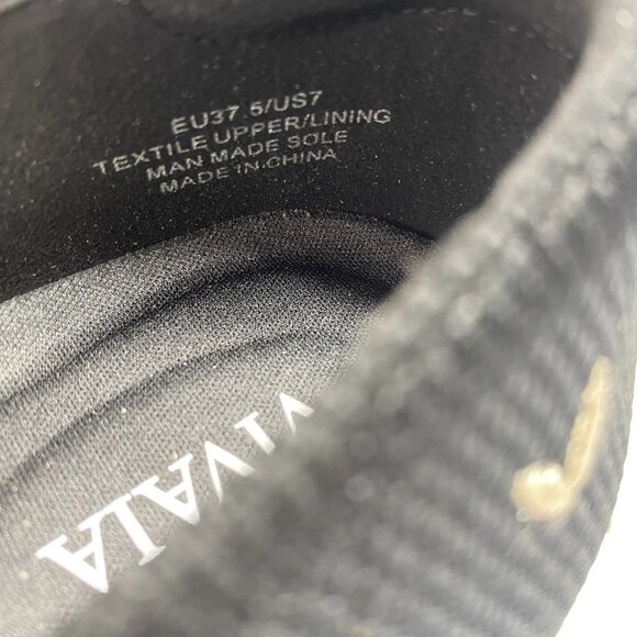 Vivaia Women’s Bibi Knot Black Almond Toe Textile Slip-On Casual Flats – Size 7 - Picture 5 of 6